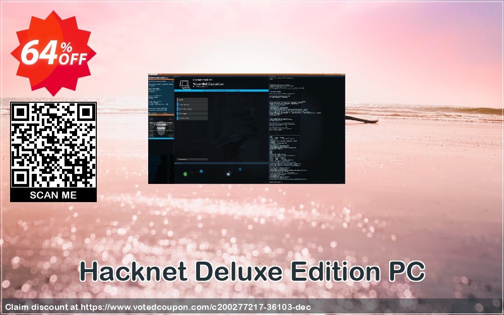 Hacknet Deluxe Edition PC Coupon, discount Hacknet Deluxe Edition PC Deal 2024 CDkeys. Promotion: Hacknet Deluxe Edition PC Exclusive Sale offer 