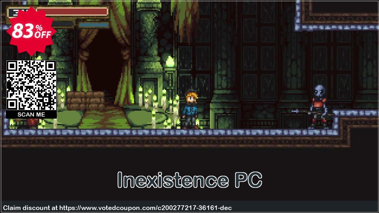 Inexistence PC Coupon, discount Inexistence PC Deal 2024 CDkeys. Promotion: Inexistence PC Exclusive Sale offer 