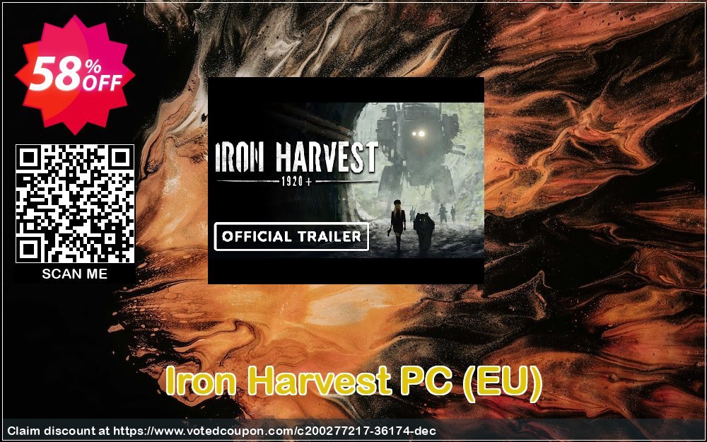 Iron Harvest PC, EU  Coupon, discount Iron Harvest PC (EU) Deal 2024 CDkeys. Promotion: Iron Harvest PC (EU) Exclusive Sale offer 