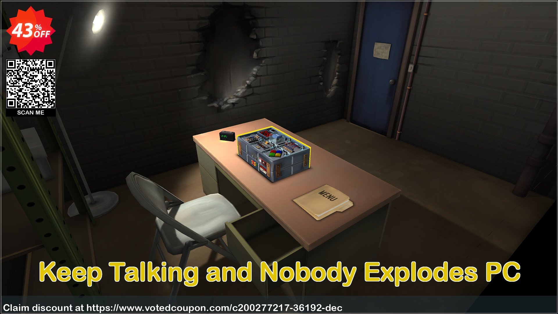 Keep Talking and Nobody Explodes PC Coupon Code Nov 2024, 43% OFF - VotedCoupon