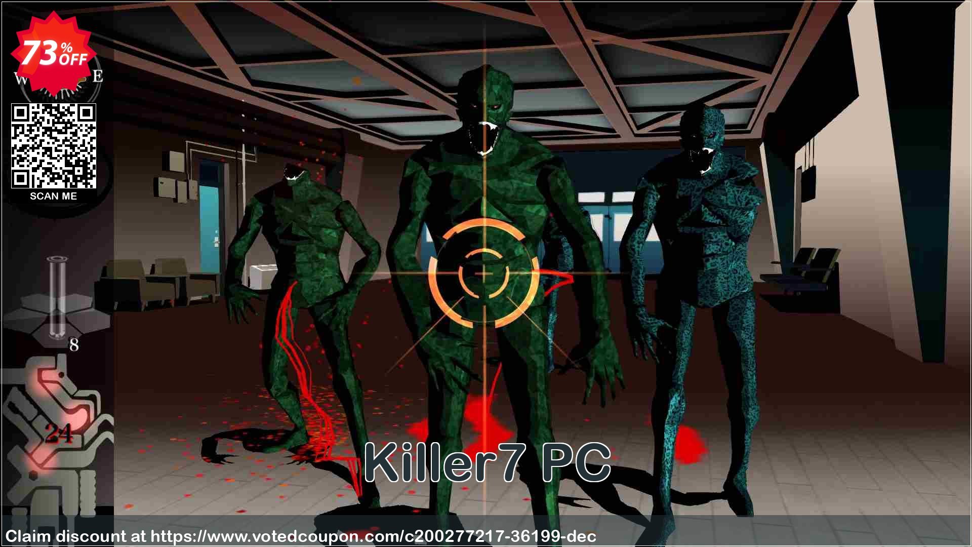 Killer7 PC Coupon, discount Killer7 PC Deal 2024 CDkeys. Promotion: Killer7 PC Exclusive Sale offer 