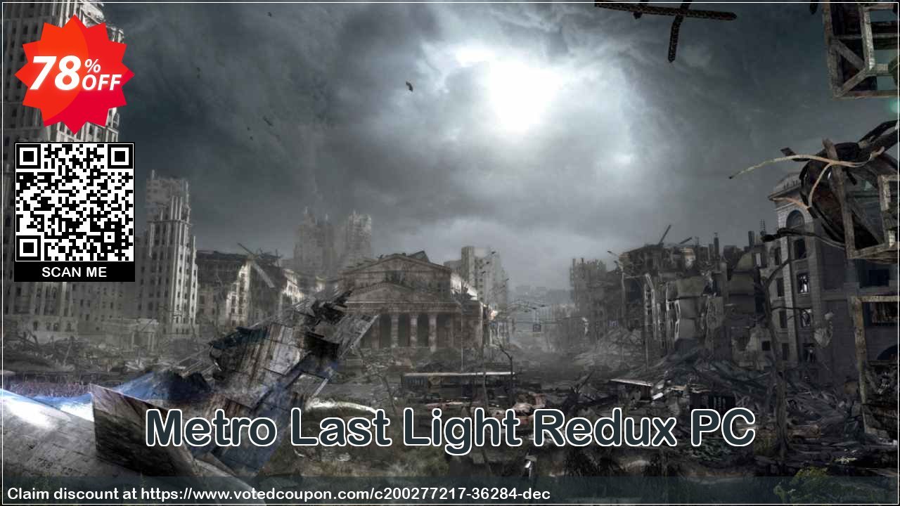 Metro Last Light Redux PC Coupon, discount Metro Last Light Redux PC Deal 2024 CDkeys. Promotion: Metro Last Light Redux PC Exclusive Sale offer 