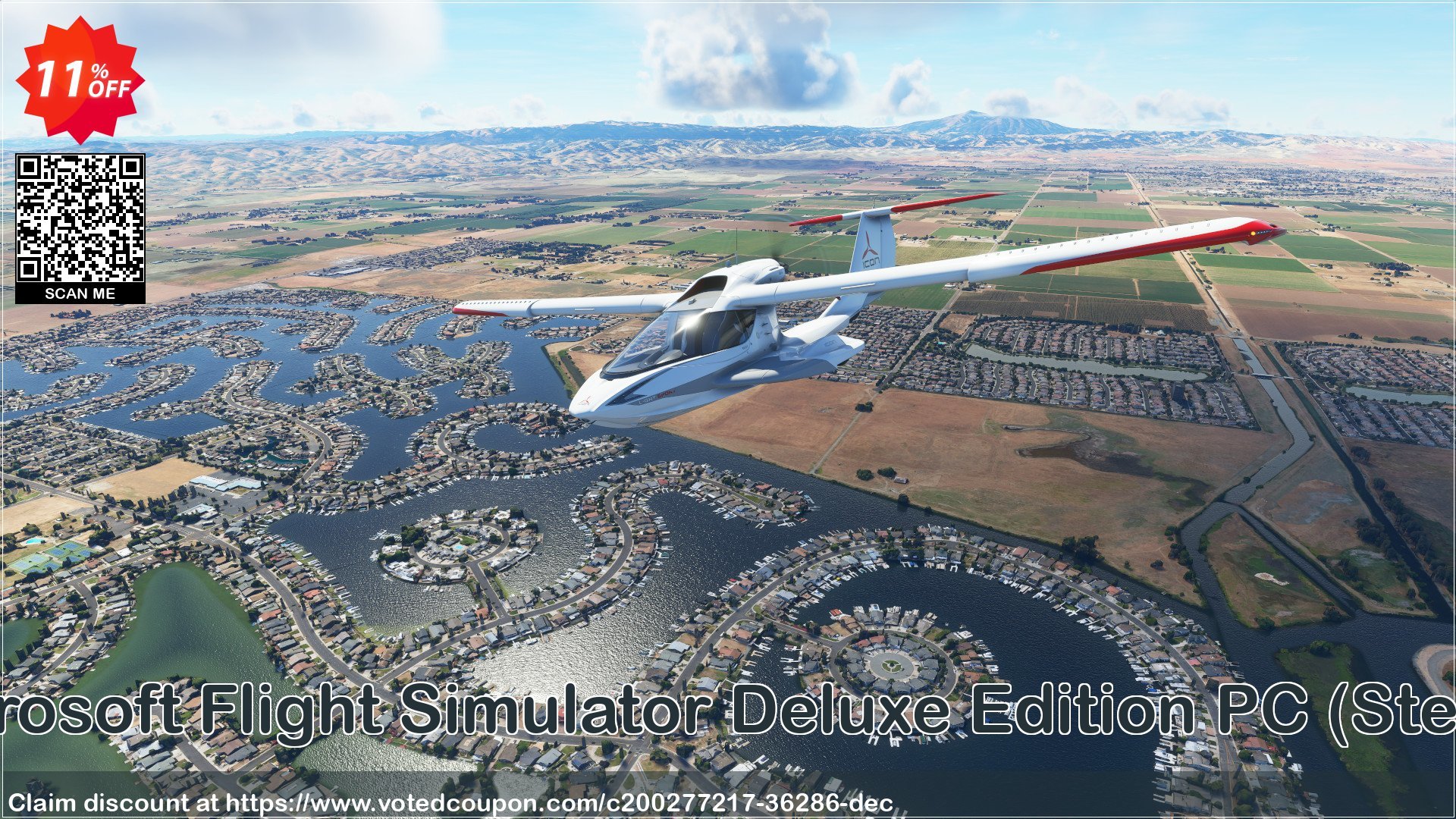 Microsoft Flight Simulator Deluxe Edition PC, Steam  Coupon Code Mar 2025, 11% OFF - VotedCoupon