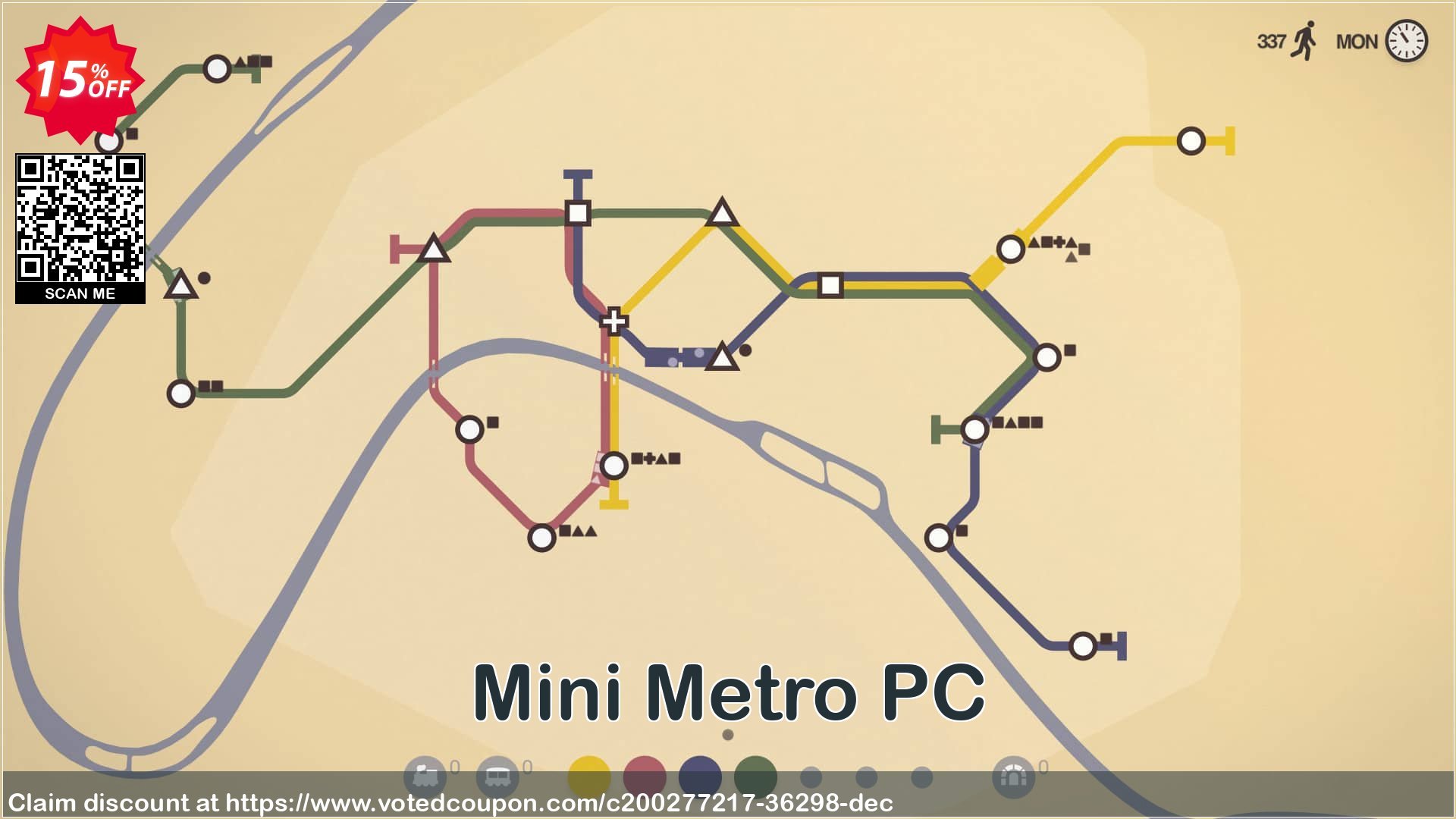 Mini Metro PC Coupon, discount Mini Metro PC Deal 2024 CDkeys. Promotion: Mini Metro PC Exclusive Sale offer 