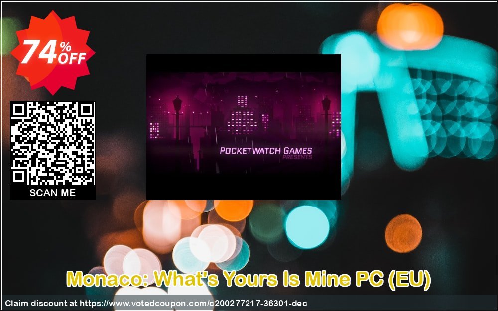 Monaco: What's Yours Is Mine PC, EU  Coupon Code Nov 2024, 74% OFF - VotedCoupon