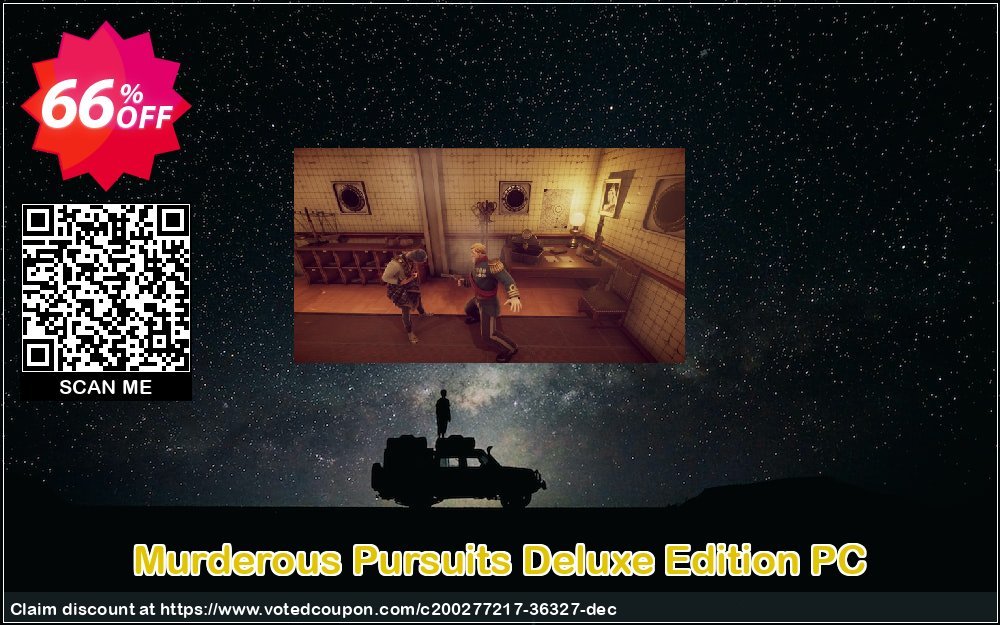 Murderous Pursuits Deluxe Edition PC Coupon, discount Murderous Pursuits Deluxe Edition PC Deal 2024 CDkeys. Promotion: Murderous Pursuits Deluxe Edition PC Exclusive Sale offer 