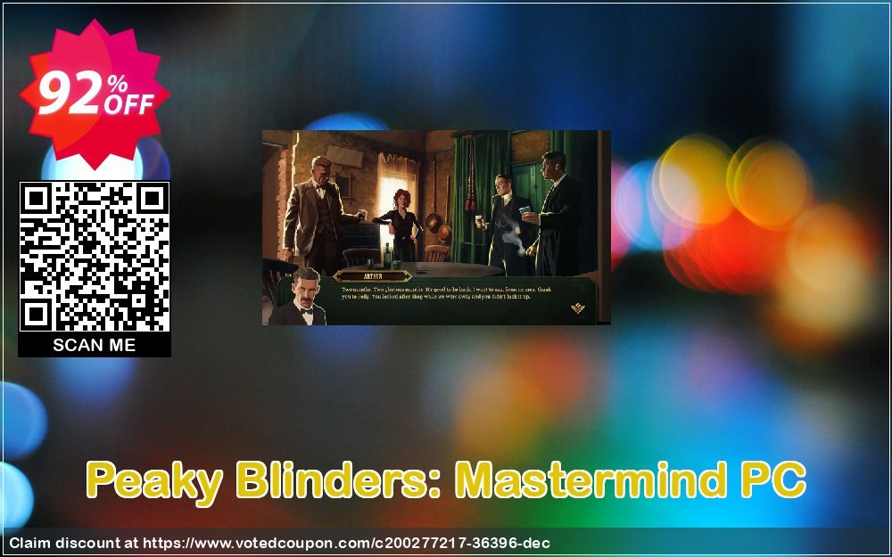 Peaky Blinders: Mastermind PC Coupon, discount Peaky Blinders: Mastermind PC Deal 2024 CDkeys. Promotion: Peaky Blinders: Mastermind PC Exclusive Sale offer 