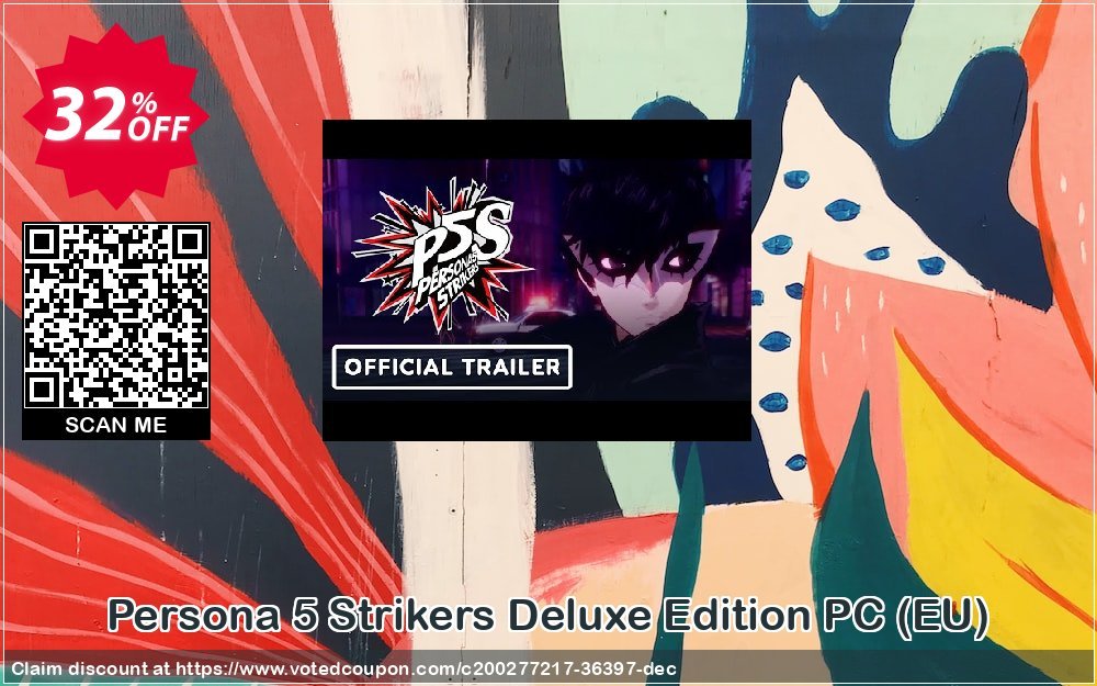 Persona 5 Strikers Deluxe Edition PC, EU  Coupon Code Mar 2025, 32% OFF - VotedCoupon