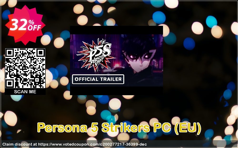 Persona 5 Strikers PC, EU  Coupon, discount Persona 5 Strikers PC (EU) Deal 2025 CDkeys. Promotion: Persona 5 Strikers PC (EU) Exclusive Sale offer 