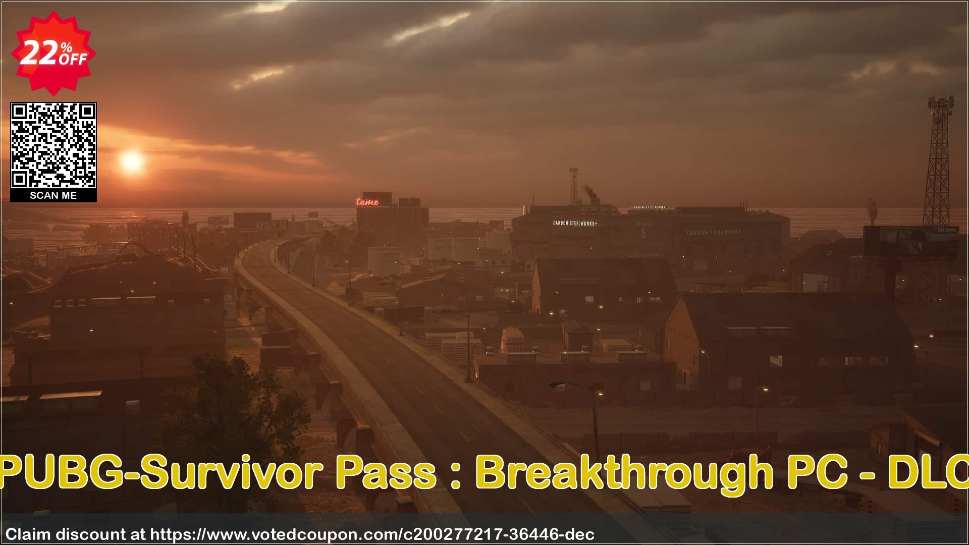 PUBG-Survivor Pass : Breakthrough PC - DLC Coupon, discount PUBG-Survivor Pass : Breakthrough PC - DLC Deal 2024 CDkeys. Promotion: PUBG-Survivor Pass : Breakthrough PC - DLC Exclusive Sale offer 