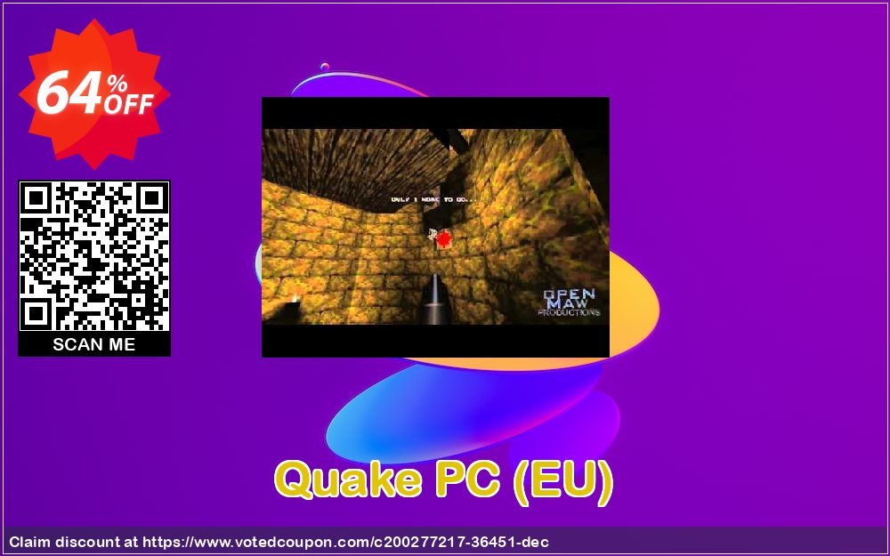 Quake PC, EU  Coupon, discount Quake PC (EU) Deal 2024 CDkeys. Promotion: Quake PC (EU) Exclusive Sale offer 