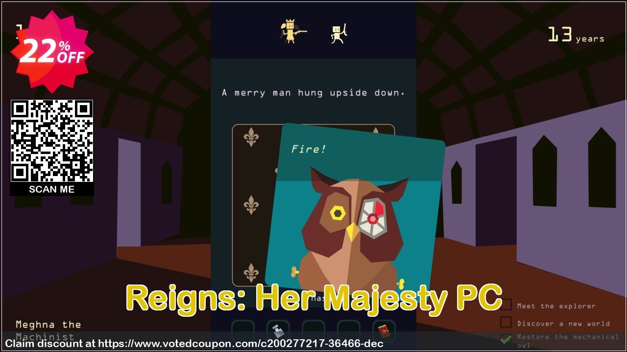 Reigns: Her Majesty PC Coupon Code Mar 2025, 22% OFF - VotedCoupon