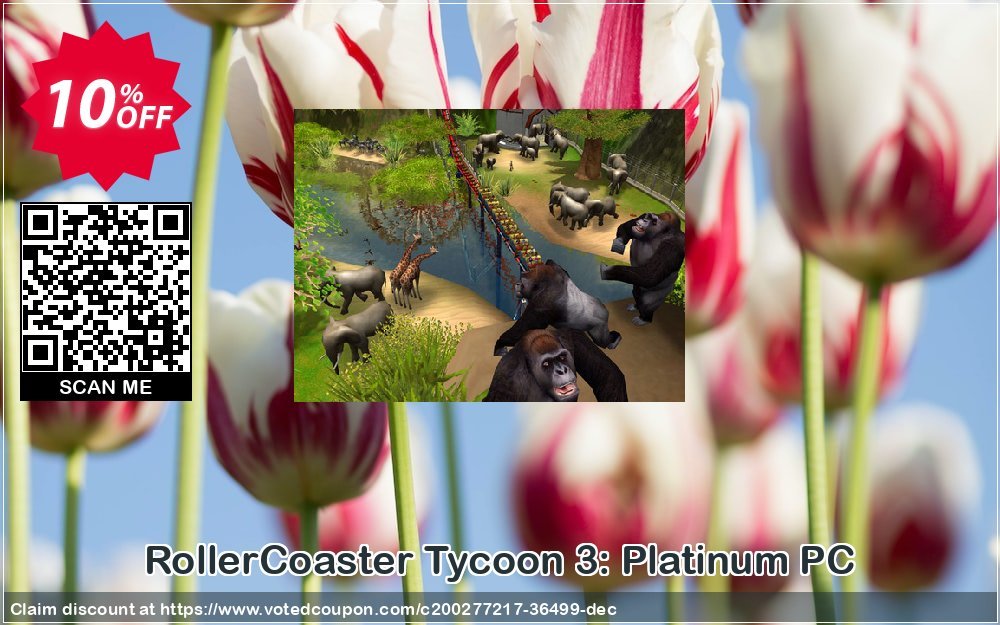 RollerCoaster Tycoon 3: Platinum PC Coupon, discount RollerCoaster Tycoon 3: Platinum PC Deal 2024 CDkeys. Promotion: RollerCoaster Tycoon 3: Platinum PC Exclusive Sale offer 