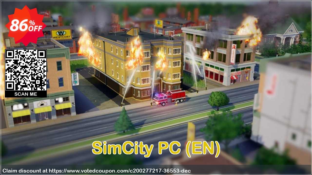 SimCity PC, EN  Coupon Code Oct 2024, 86% OFF - VotedCoupon