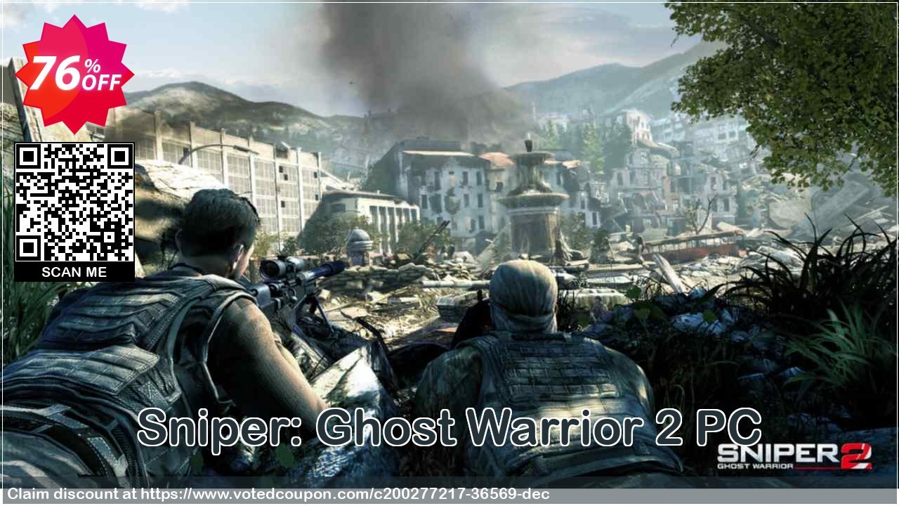 Sniper: Ghost Warrior 2 PC Coupon, discount Sniper: Ghost Warrior 2 PC Deal 2024 CDkeys. Promotion: Sniper: Ghost Warrior 2 PC Exclusive Sale offer 