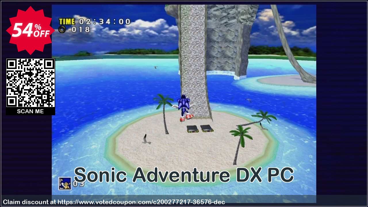 Sonic Adventure DX PC Coupon, discount Sonic Adventure DX PC Deal 2024 CDkeys. Promotion: Sonic Adventure DX PC Exclusive Sale offer 