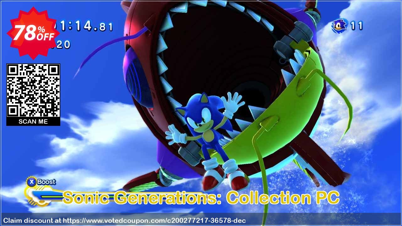 Sonic Generations: Collection PC Coupon, discount Sonic Generations: Collection PC Deal 2024 CDkeys. Promotion: Sonic Generations: Collection PC Exclusive Sale offer 