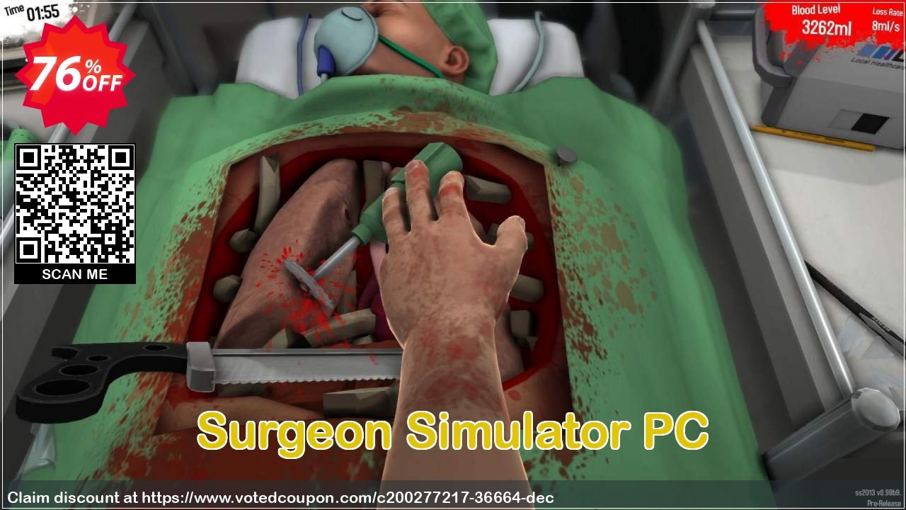 Surgeon Simulator PC Coupon Code Nov 2024, 76% OFF - VotedCoupon