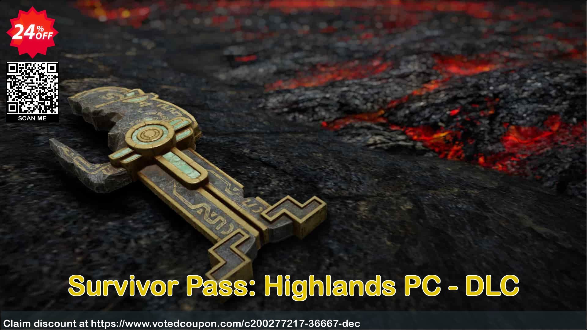 Survivor Pass: Highlands PC - DLC Coupon, discount Survivor Pass: Highlands PC - DLC Deal 2024 CDkeys. Promotion: Survivor Pass: Highlands PC - DLC Exclusive Sale offer 