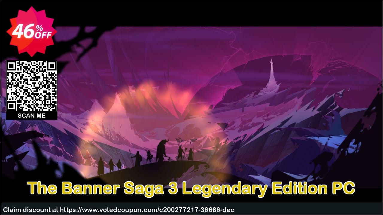 The Banner Saga 3 Legendary Edition PC Coupon, discount The Banner Saga 3 Legendary Edition PC Deal 2024 CDkeys. Promotion: The Banner Saga 3 Legendary Edition PC Exclusive Sale offer 