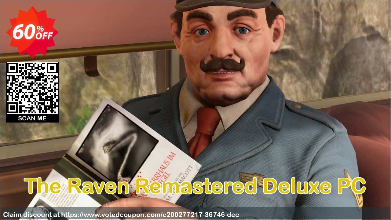 The Raven Remastered Deluxe PC Coupon, discount The Raven Remastered Deluxe PC Deal 2024 CDkeys. Promotion: The Raven Remastered Deluxe PC Exclusive Sale offer 