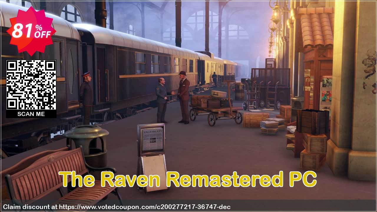 The Raven Remastered PC Coupon, discount The Raven Remastered PC Deal 2024 CDkeys. Promotion: The Raven Remastered PC Exclusive Sale offer 