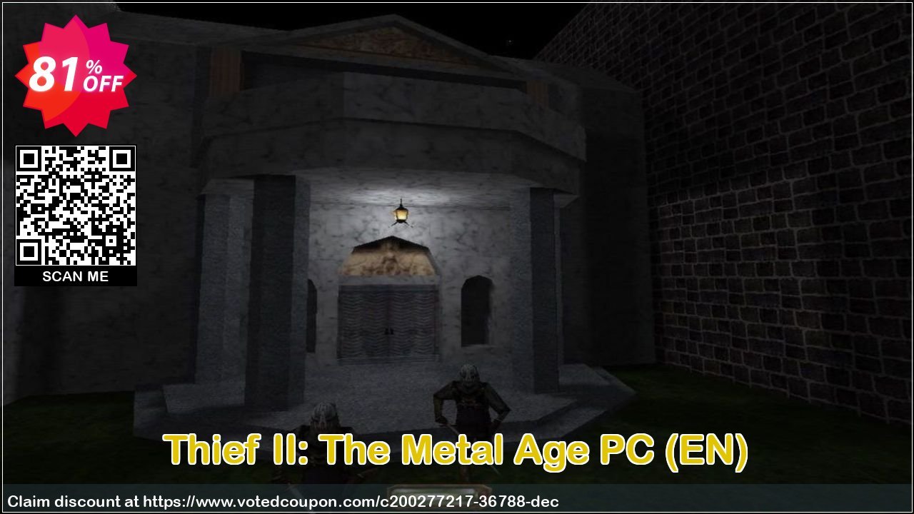 Thief II: The Metal Age PC, EN  Coupon, discount Thief II: The Metal Age PC (EN) Deal 2024 CDkeys. Promotion: Thief II: The Metal Age PC (EN) Exclusive Sale offer 