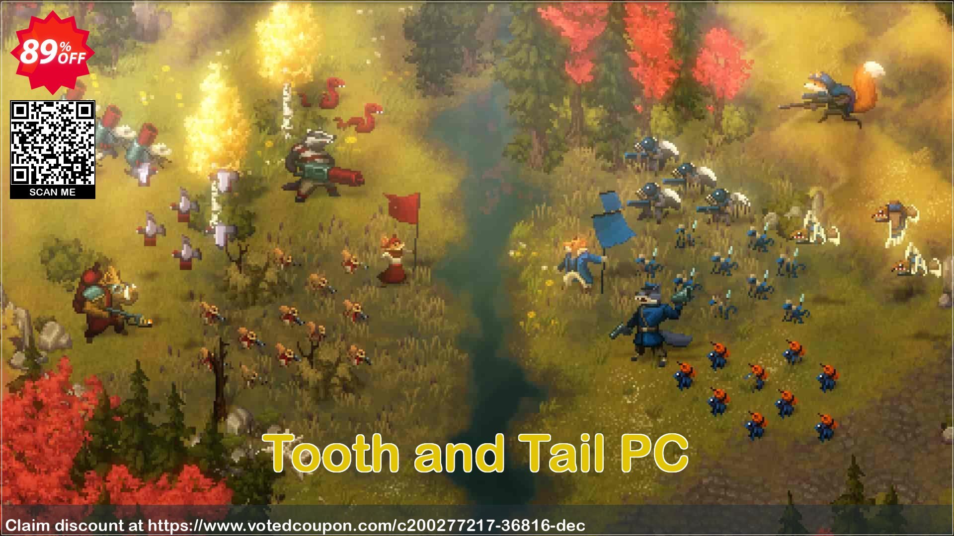 Tooth and Tail PC Coupon, discount Tooth and Tail PC Deal 2024 CDkeys. Promotion: Tooth and Tail PC Exclusive Sale offer 