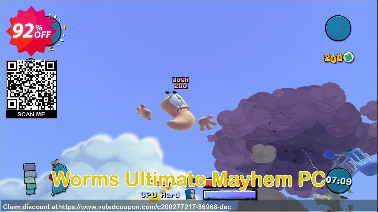 Worms Ultimate Mayhem PC Coupon, discount Worms Ultimate Mayhem PC Deal 2024 CDkeys. Promotion: Worms Ultimate Mayhem PC Exclusive Sale offer 