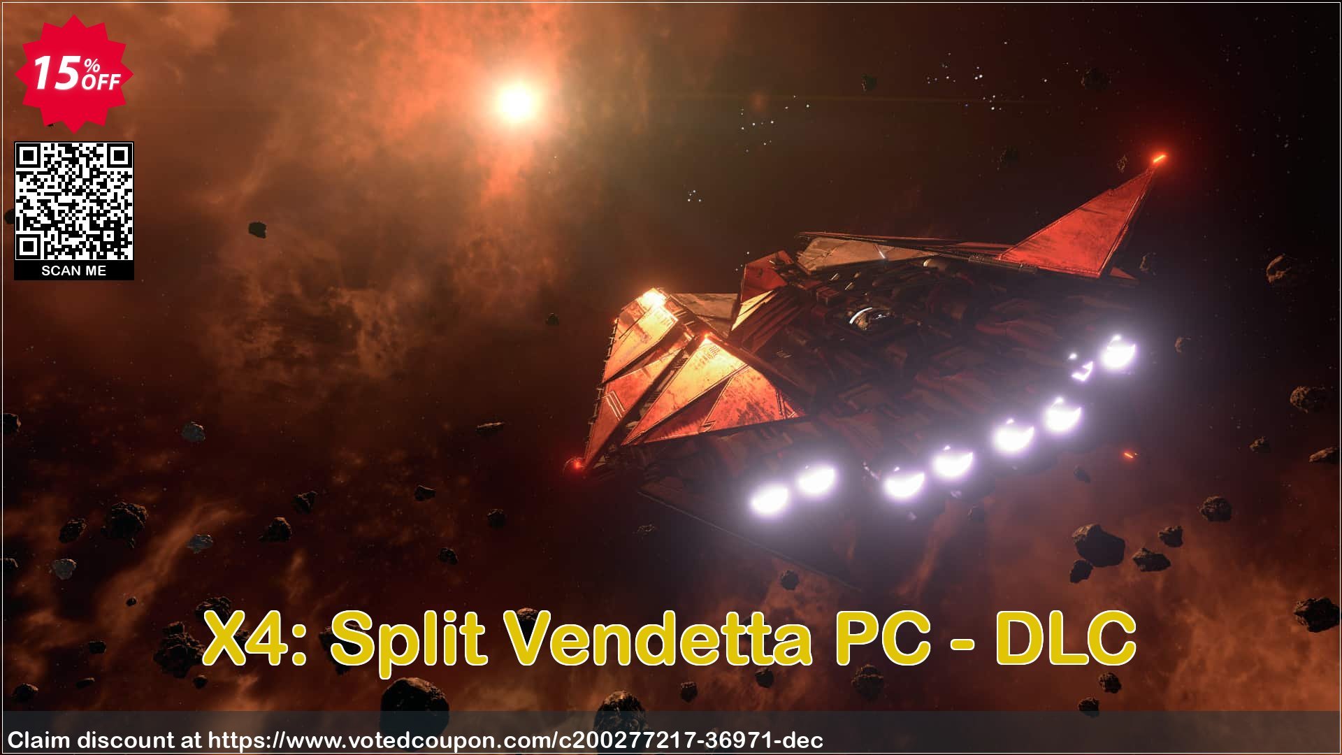 X4: Split Vendetta PC - DLC Coupon Code Nov 2024, 15% OFF - VotedCoupon