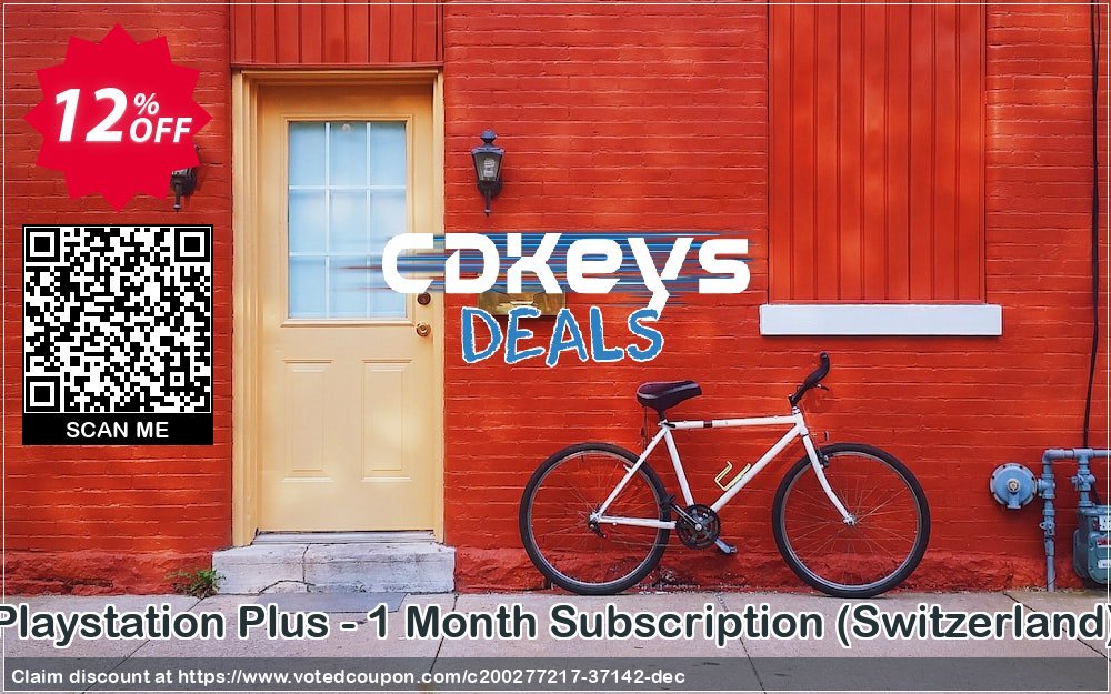 PS Plus - Monthly Subscription, Switzerland  Coupon, discount Playstation Plus - 1 Month Subscription (Switzerland) Deal 2024 CDkeys. Promotion: Playstation Plus - 1 Month Subscription (Switzerland) Exclusive Sale offer 