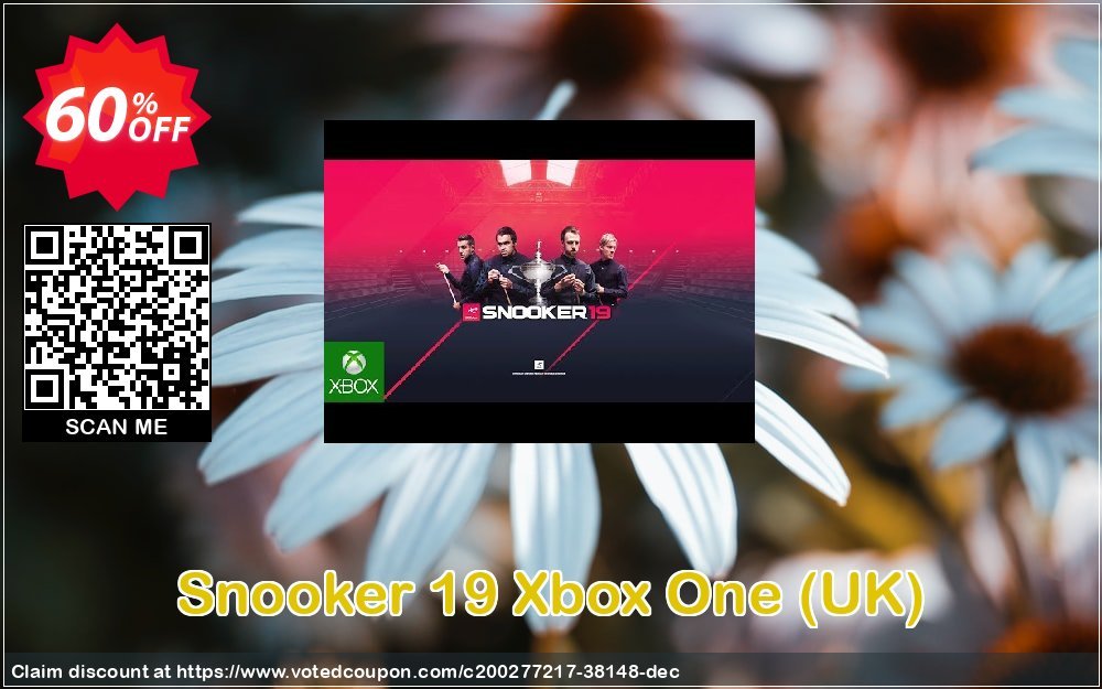 Snooker 19 Xbox One, UK  Coupon, discount Snooker 19 Xbox One (UK) Deal 2024 CDkeys. Promotion: Snooker 19 Xbox One (UK) Exclusive Sale offer 