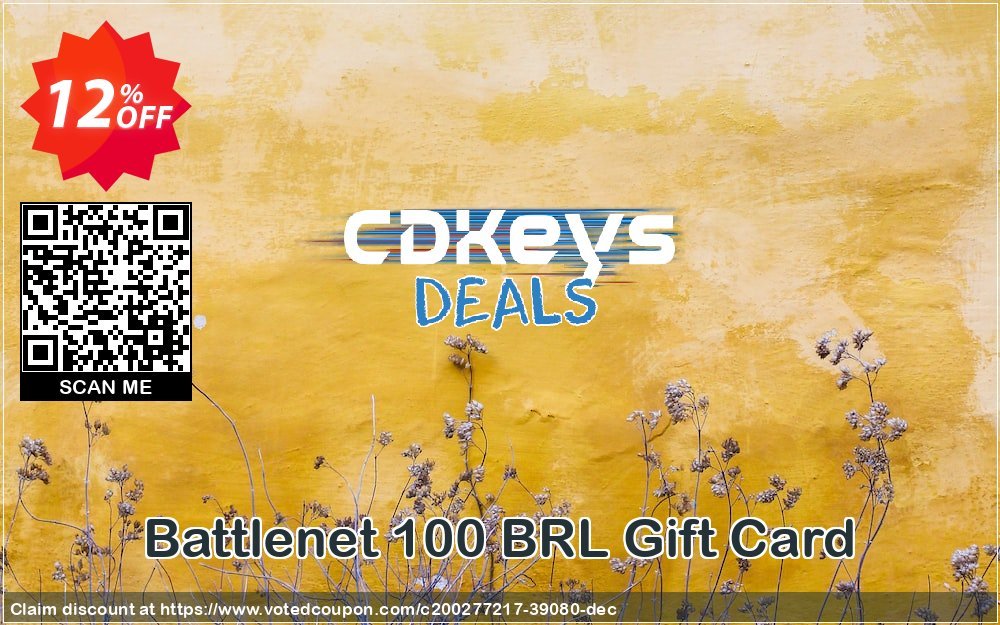 Battlenet 100 BRL Gift Card Coupon Code Jun 2024, 12% OFF - VotedCoupon