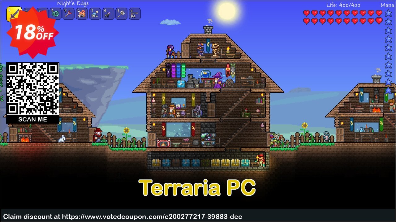 Terraria PC Coupon Code Nov 2024, 18% OFF - VotedCoupon