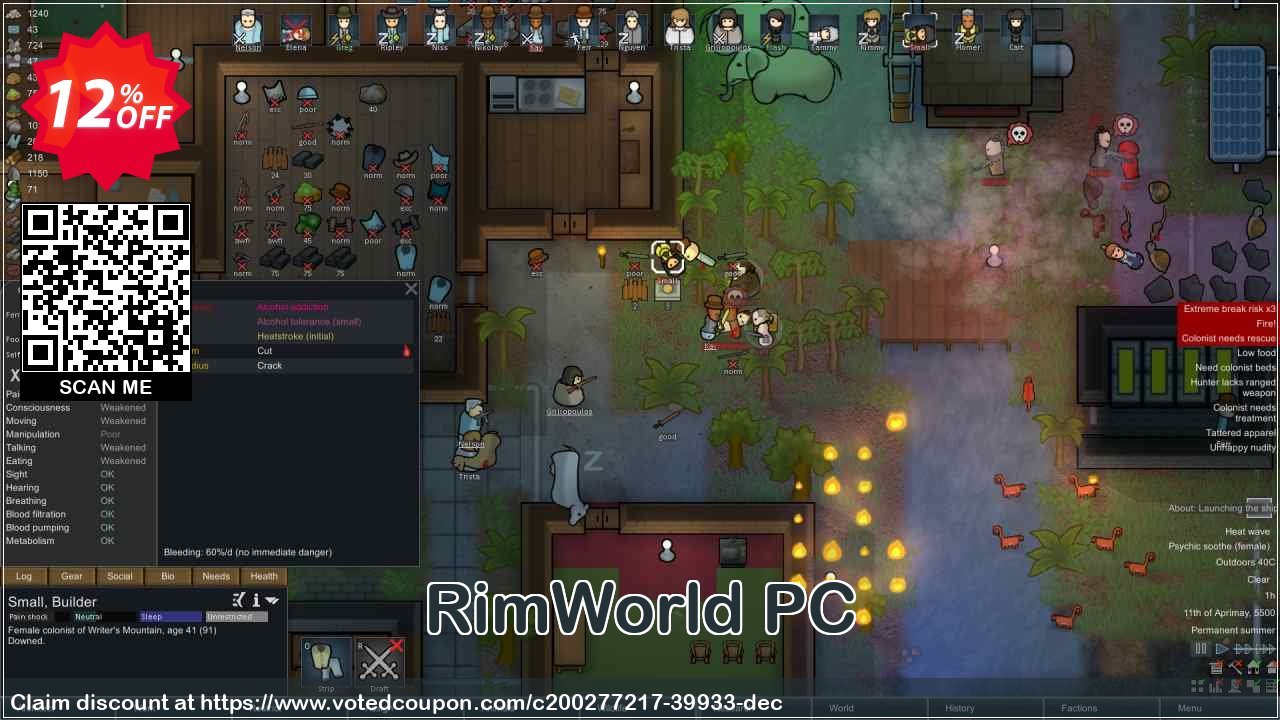 RimWorld PC Coupon, discount RimWorld PC Deal 2024 CDkeys. Promotion: RimWorld PC Exclusive Sale offer 