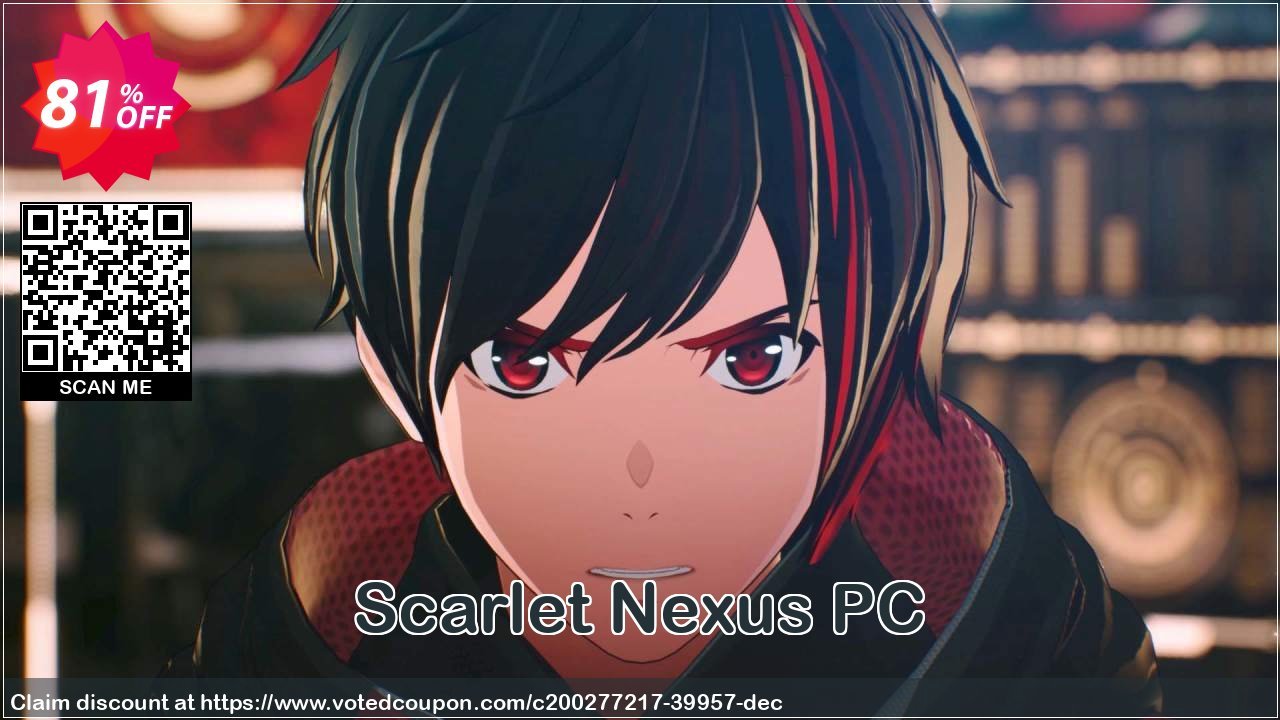 Scarlet Nexus PC Coupon, discount Scarlet Nexus PC Deal 2024 CDkeys. Promotion: Scarlet Nexus PC Exclusive Sale offer 