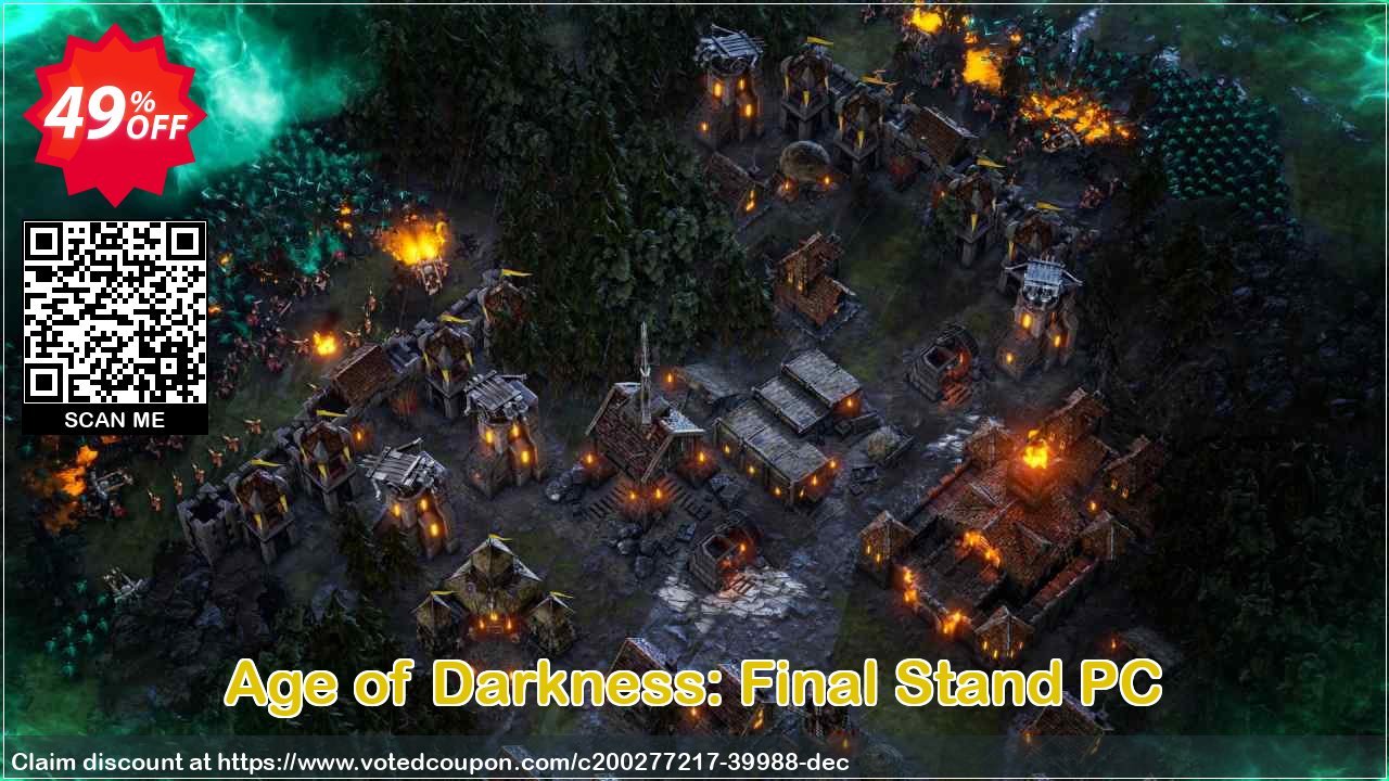 Age of Darkness: Final Stand PC Coupon, discount Age of Darkness: Final Stand PC Deal 2024 CDkeys. Promotion: Age of Darkness: Final Stand PC Exclusive Sale offer 