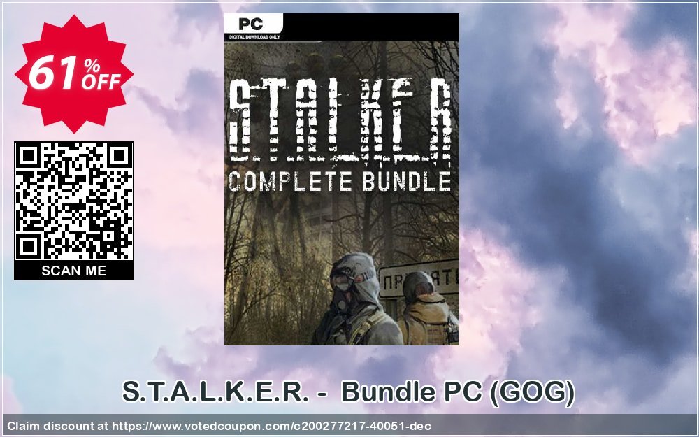 S.T.A.L.K.E.R. -  Bundle PC, GOG  Coupon, discount S.T.A.L.K.E.R. -  Bundle PC (GOG) Deal 2024 CDkeys. Promotion: S.T.A.L.K.E.R. -  Bundle PC (GOG) Exclusive Sale offer 