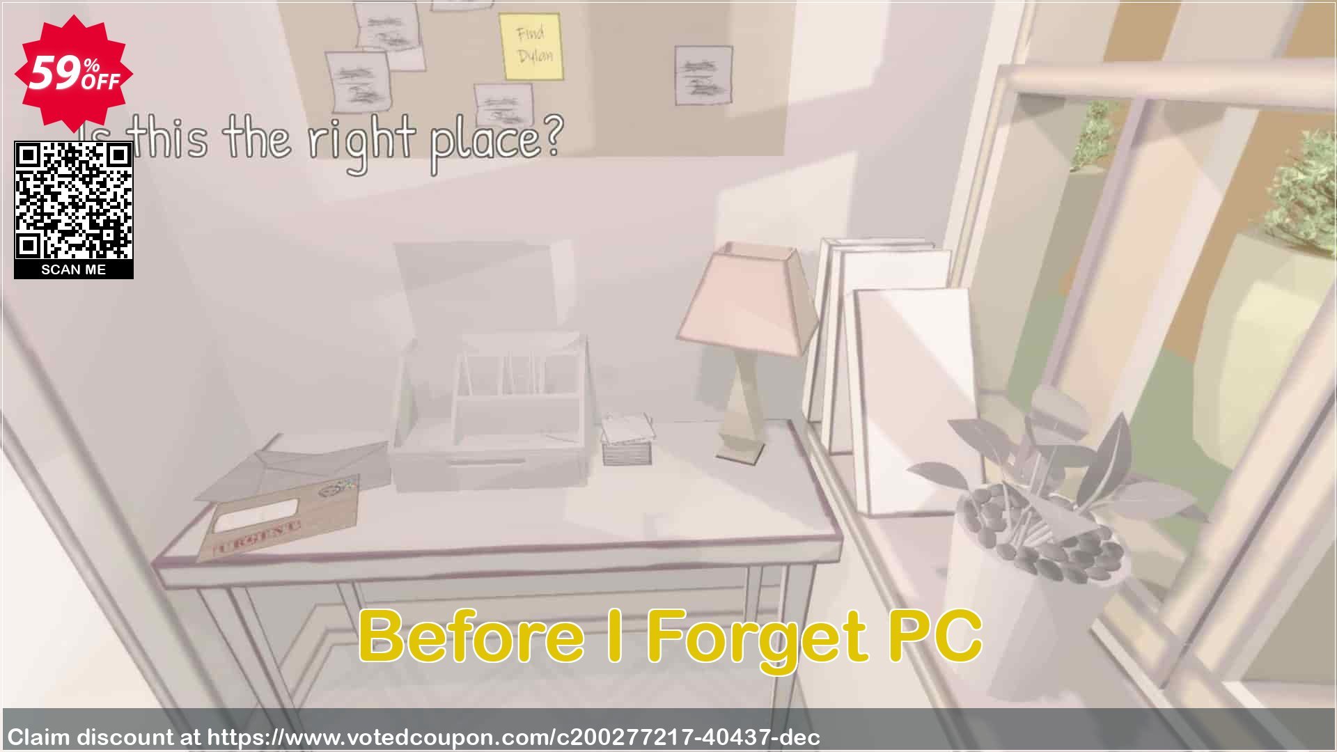 Before I Forget PC Coupon, discount Before I Forget PC Deal 2024 CDkeys. Promotion: Before I Forget PC Exclusive Sale offer 