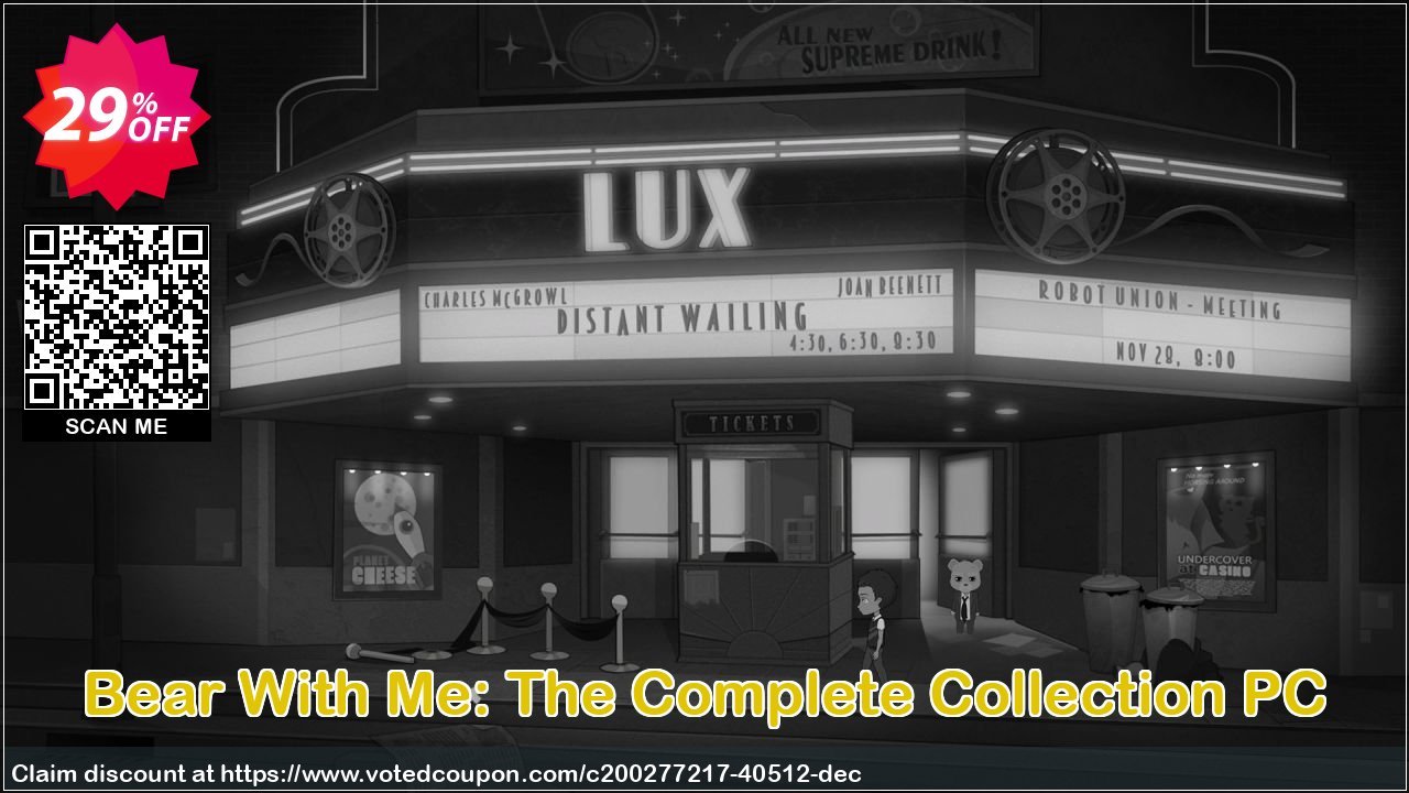 Bear With Me: The Complete Collection PC Coupon, discount Bear With Me: The Complete Collection PC Deal 2024 CDkeys. Promotion: Bear With Me: The Complete Collection PC Exclusive Sale offer 