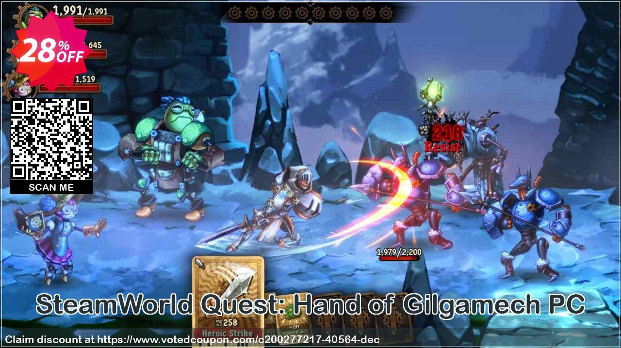 SteamWorld Quest: Hand of Gilgamech PC Coupon, discount SteamWorld Quest: Hand of Gilgamech PC Deal 2024 CDkeys. Promotion: SteamWorld Quest: Hand of Gilgamech PC Exclusive Sale offer 