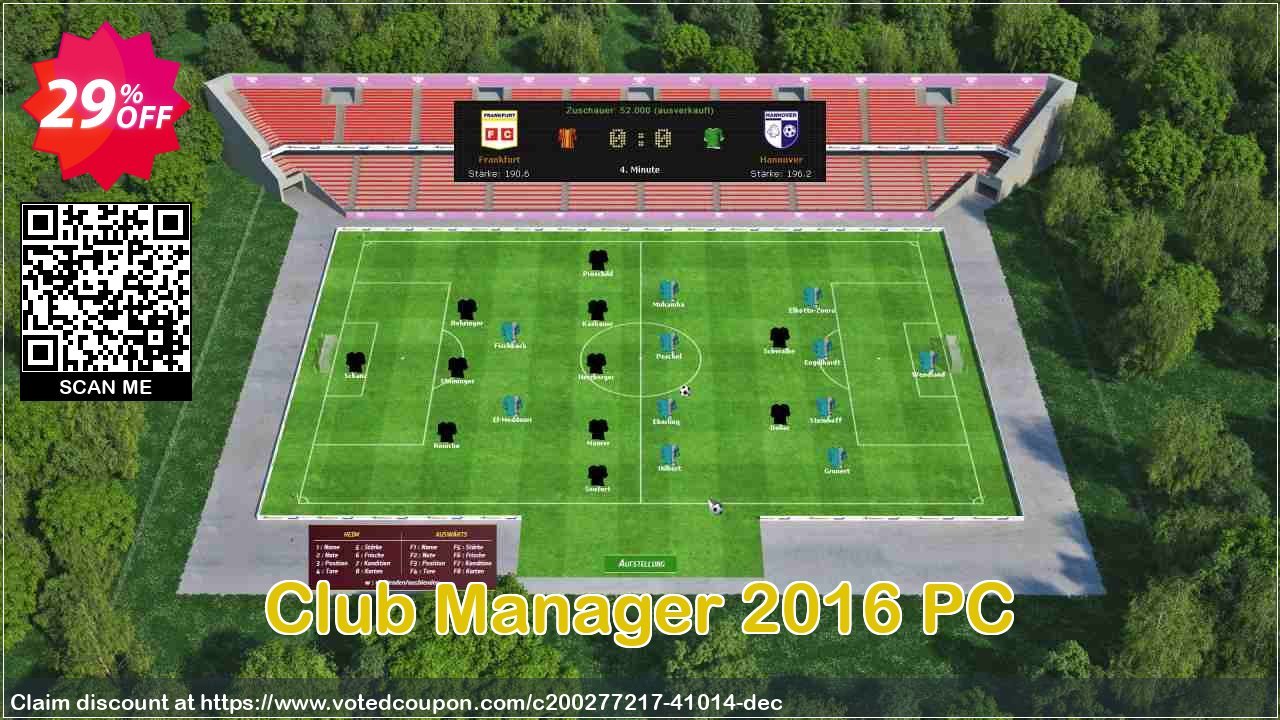 Club Manager 2016 PC Coupon Code Jun 2024, 29% OFF - VotedCoupon