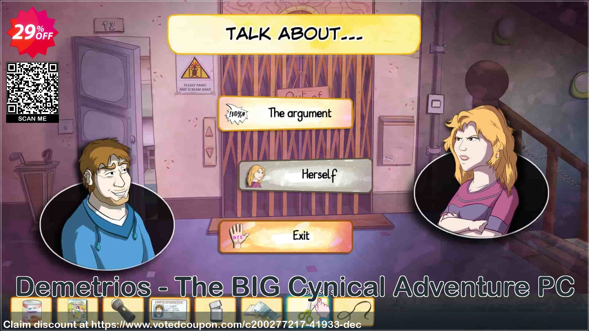 Demetrios - The BIG Cynical Adventure PC Coupon, discount Demetrios - The BIG Cynical Adventure PC Deal 2024 CDkeys. Promotion: Demetrios - The BIG Cynical Adventure PC Exclusive Sale offer 