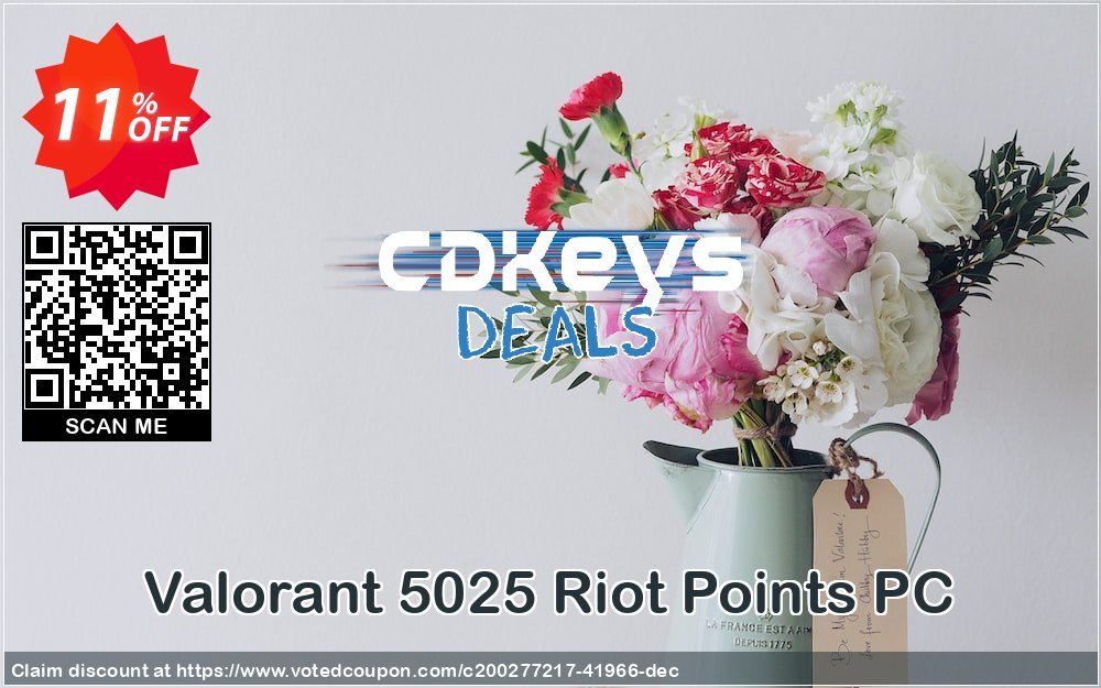 Valorant 5025 Riot Points PC Coupon, discount Valorant 5025 Riot Points PC Deal 2024 CDkeys. Promotion: Valorant 5025 Riot Points PC Exclusive Sale offer 