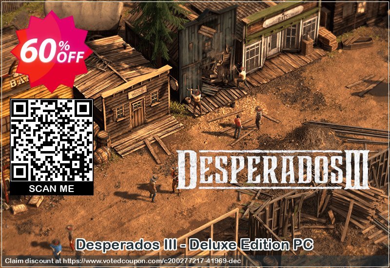 Desperados III - Deluxe Edition PC Coupon Code Nov 2024, 60% OFF - VotedCoupon