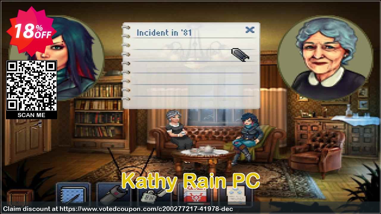 Kathy Rain PC Coupon, discount Kathy Rain PC Deal 2024 CDkeys. Promotion: Kathy Rain PC Exclusive Sale offer 