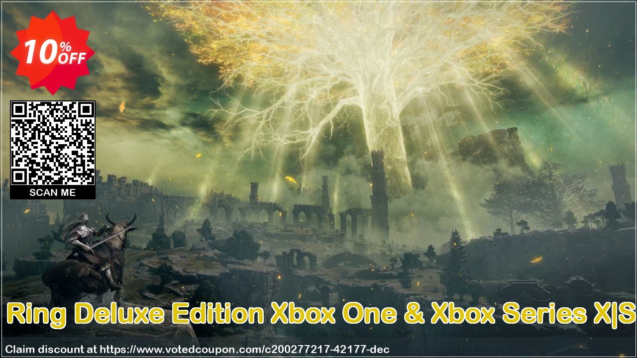 Elden Ring Deluxe Edition Xbox One & Xbox Series X|S, WW  Coupon, discount Elden Ring Deluxe Edition Xbox One & Xbox Series X|S (WW) Deal 2024 CDkeys. Promotion: Elden Ring Deluxe Edition Xbox One & Xbox Series X|S (WW) Exclusive Sale offer 