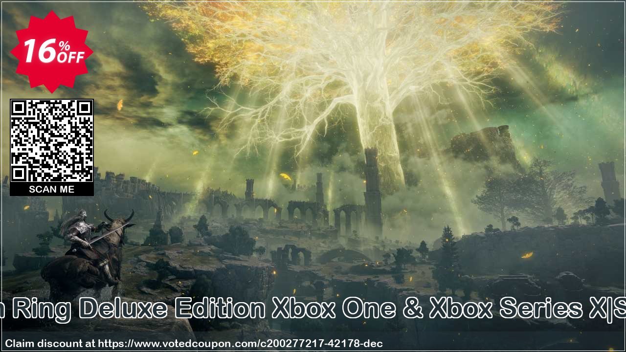 Elden Ring Deluxe Edition Xbox One & Xbox Series X|S, US  Coupon, discount Elden Ring Deluxe Edition Xbox One & Xbox Series X|S (US) Deal 2024 CDkeys. Promotion: Elden Ring Deluxe Edition Xbox One & Xbox Series X|S (US) Exclusive Sale offer 