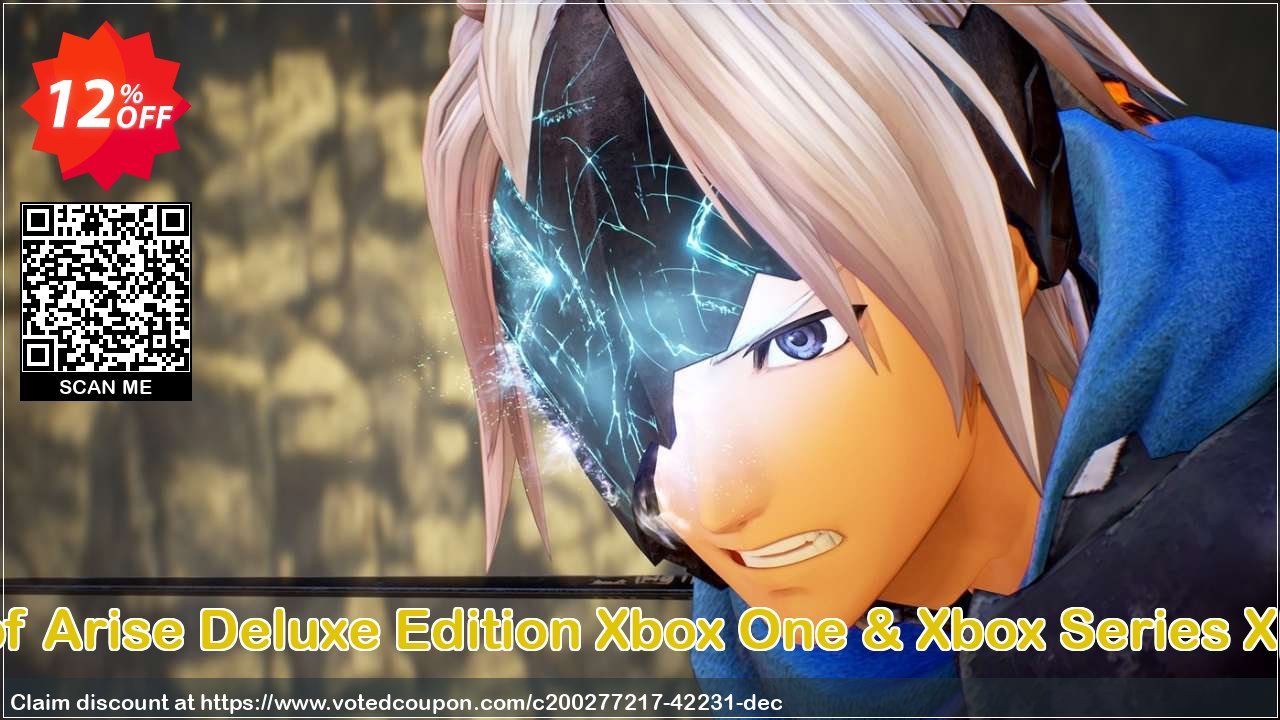 Tales of Arise Deluxe Edition Xbox One & Xbox Series X|S, US  Coupon, discount Tales of Arise Deluxe Edition Xbox One & Xbox Series X|S (US) Deal 2024 CDkeys. Promotion: Tales of Arise Deluxe Edition Xbox One & Xbox Series X|S (US) Exclusive Sale offer 