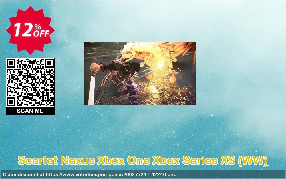 Scarlet Nexus Xbox One Xbox Series XS, WW  Coupon, discount Scarlet Nexus Xbox One Xbox Series XS (WW) Deal 2024 CDkeys. Promotion: Scarlet Nexus Xbox One Xbox Series XS (WW) Exclusive Sale offer 